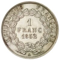 سکه 1 فرانک ناپلئون سوم