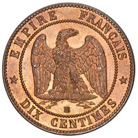 سکه 10 سانتیم ناپلئون سوم