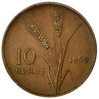 سکه 10 کروش جمهوری ترکیه