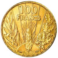 سکه 100 فرانک جمهوری