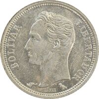 سکه 25 سنتیمو 1960 - MS63 - ونزوئلا