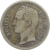 سکه 1/2 بولیوار 1919 - VF30 - ونزوئلا