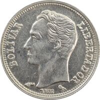 سکه 50 سنتیمو 1960 - MS63 - ونزوئلا