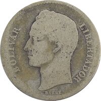 سکه 1 بولیوار 1929 - VG - ونزوئلا
