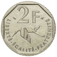 سکه 2 فرانک جمهوری