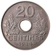 سکه 20 سانتیم جمهوری