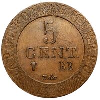 سکه 5 سانتیم ناپلئون یکم