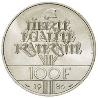 سکه 100 فرانک جمهوری
