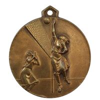 مدال آویز ورزشی برنز والیبال دختران (متفاوت) - AU - محمد رضا شاه