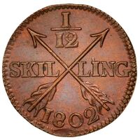 معرفی و مشخصات سکه 1/12 اسکیلینگ گوستاف چهارم آدولف