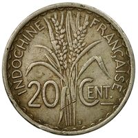 سکه 20 سانتیم هندوچین فرانسه