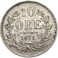 معرفی و مشخصات سکه 10 اوره کارل پانزدهم آدولف