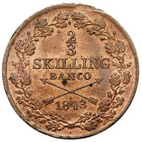 معرفی و مشخصات سکه 2/3 اسکیلینگ بانکو کارل چهاردهم یوهان