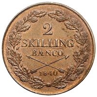 معرفی و مشخصات سکه 2 اسکیلینگ بانکو کارل چهاردهم یوهان