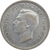 سکه 1 شیلینگ 1937 جرج ششم - تیپ 1 - AU55 - انگلستان