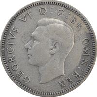 سکه 1 شیلینگ 1941 جرج ششم - تیپ 1 - EF40 - انگلستان