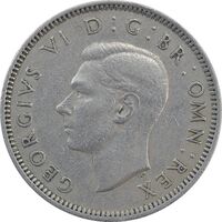 سکه 1 شیلینگ 1948 جرج ششم - تیپ 1 - EF40 - انگلستان