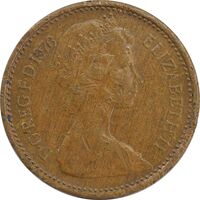 سکه 1/2 پنی 1976 الیزابت دوم - EF40 - انگلستان