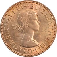 سکه 1/2 پنی 1967 الیزابت دوم - MS63 - انگلستان
