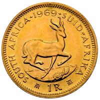 سکه 1 راند طلا جمهوری