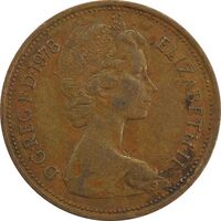 سکه 2 پنس 1978 الیزابت دوم - EF40 - انگلستان