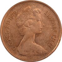 سکه 2 پنس 1979 الیزابت دوم - AU58 - انگلستان