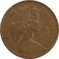 سکه 2 پنس 1979 الیزابت دوم - EF40 - انگلستان