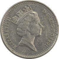 سکه 5 پنس 1991 الیزابت دوم - EF45 - انگلستان