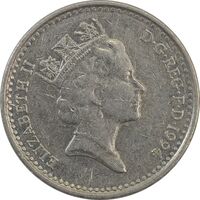 سکه 5 پنس 1994 الیزابت دوم - EF40 - انگلستان