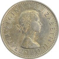 سکه 6 پنس 1967 الیزابت دوم - MS62 - انگلستان