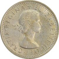 سکه 6 پنس 1967 الیزابت دوم - AU58 - انگلستان