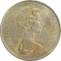 سکه 10 پنس 1968 الیزابت دوم - AU55 - انگلستان