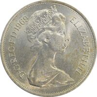 سکه 10 پنس 1969 الیزابت دوم - MS63 - انگلستان