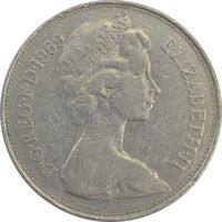 سکه 10 پنس 1969 الیزابت دوم - EF40 - انگلستان
