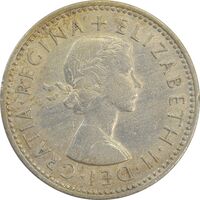 سکه 1 شیلینگ 1954 (سپر اسکاتلند) الیزابت دوم - AU50 - انگلستان
