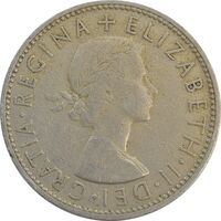 سکه 2 شیلینگ 1960 الیزابت دوم - EF40 - انگلستان