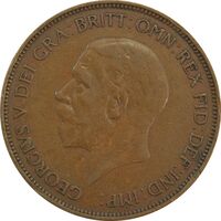 سکه 1 پنی 1935 جرج پنجم - EF40 - انگلستان