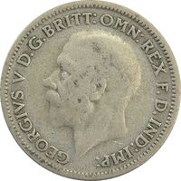 سکه 6 پنس 1930 جرج پنجم - VF35 - انگلستان