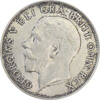 سکه 1 شیلینگ 1921 جرج پنجم - AU55 - انگلستان