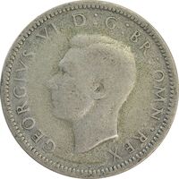 سکه 6 پنس 1938 جرج ششم - VF30 - انگلستان