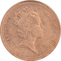 سکه 1 پنی 1986 الیزابت دوم - AU50 - انگلستان