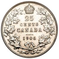 معرفی و مشخصات سکه 25 سنت ادوارد هفتم