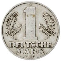 سکه 1 مارک جمهوری دموکراتیک آلمان 