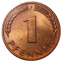 سکه 1 فینیگ جمهوری دموکراتیک آلمان