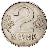 سکه 2 مارک جمهوری دموکراتیک آلمان 