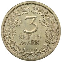 سکه 3 مارک جمهوری وایمار
