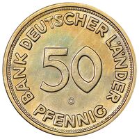 سکه 50 فینیگ جمهوری فدرال آلمان