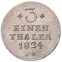 سکه 1/3 تالر گئورگ هاینریش از والدک-پیرمونت