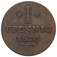 سکه 1 فینیگ گئورگ هاینریش از والدک-پیرمونت
