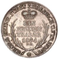 سکه 1 کرون تالر گئورگ هاینریش از والدک-پیرمونت